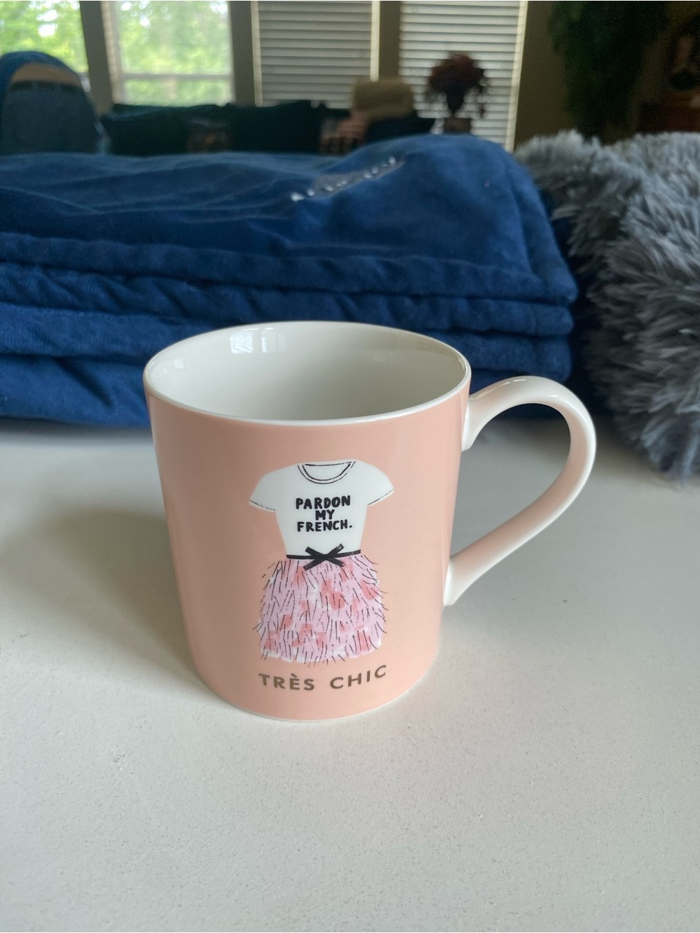 Lenox Pink "Très Chic" Graphic Mug